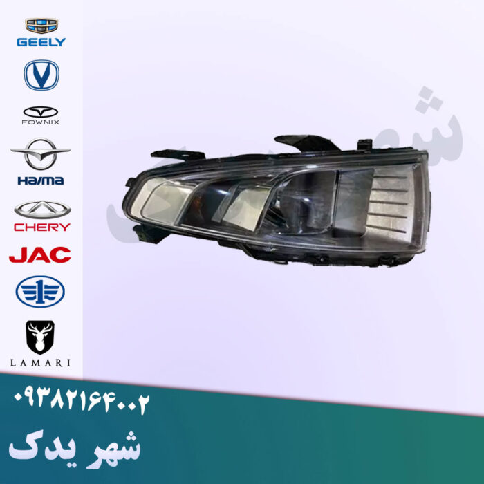 چراغ جلو راست تو مشکی برلیانس 200